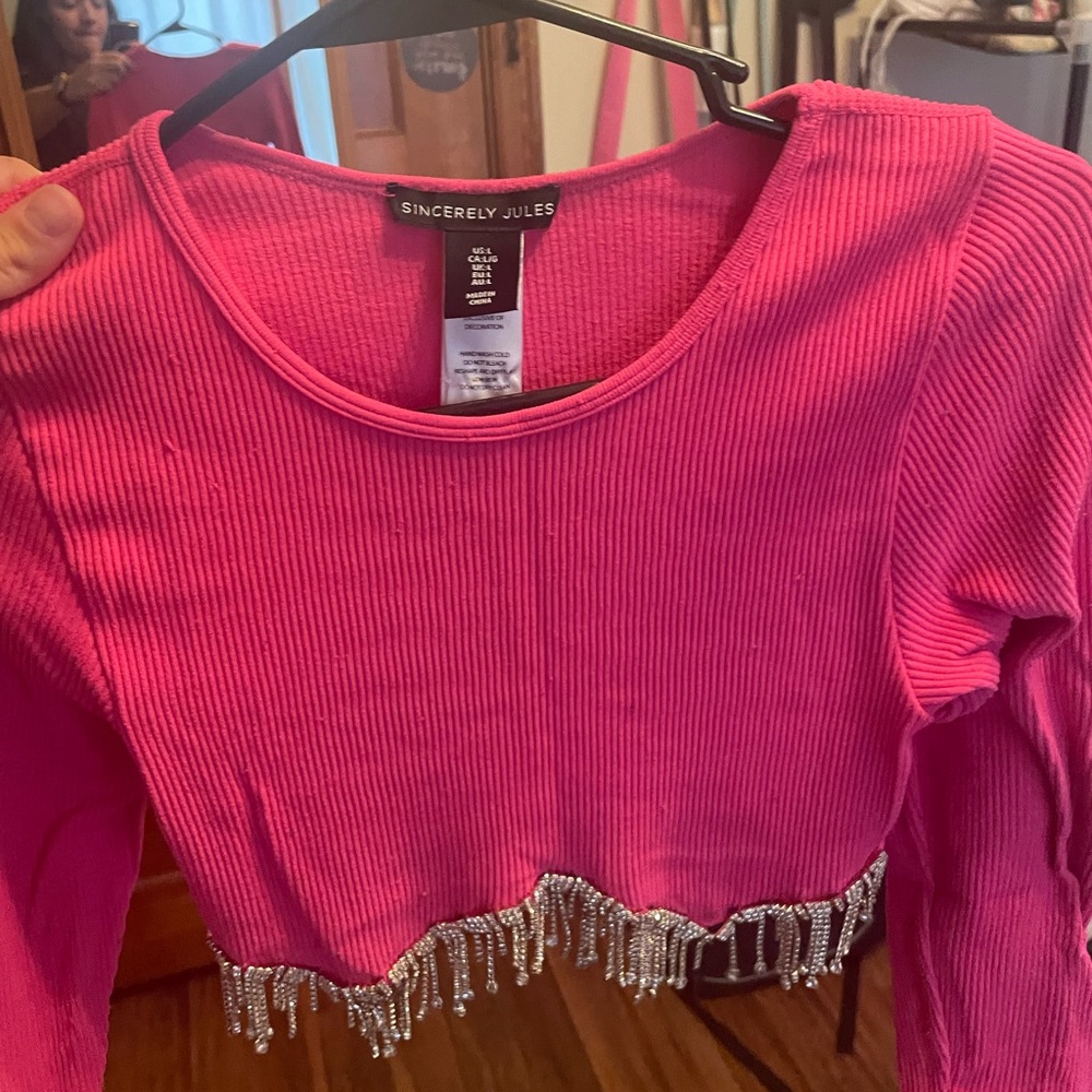 Sincerely Jules Vibrant Pink Top